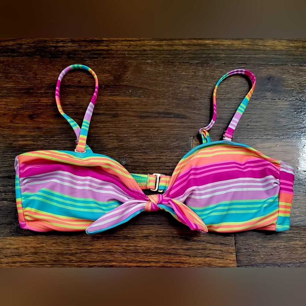 Striped Bikini Top